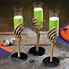2 oz. Skeleton Hand Plastic Glasses - 12 Ct. Image 1