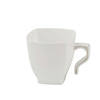 2 oz. White Square Plastic Mini Coffee Tea Cups (144 Cups) Image 1