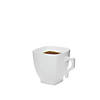 2 oz. White Square Plastic Mini Coffee Tea Cups (144 Cups) Image 1