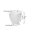 2 oz. White Square Plastic Mini Coffee Tea Cups (144 Cups) Image 2