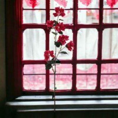2-Pack: Fuchsia Bougainvillea Spray Image 2