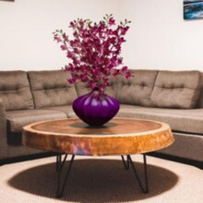 2-Pack: Real Touch Purple Dendrobium Image 3