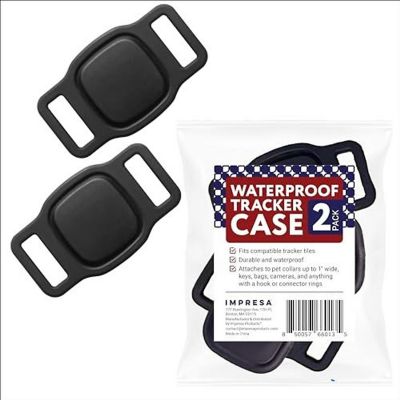 [2 Pack] Waterproof Case for Eufy Smart Track Link - Silicone Tile Cover Image 1