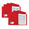 2-Pkt Heavyweight Portfolio Folder Red Image 1