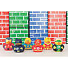 2" Red, Green & Blue Superhero Characters  Rubber Duck Toys - 12 Pc. Image 1