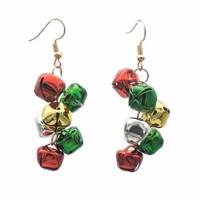 2 Sets Christmas Bell Earrings Image 1