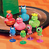 2" Silly Monster Blue, Green & Red Rubber Ducks - 12 Pc. Image 2