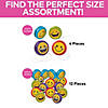 2" Smile Face Assorted Bright Colors Metal YoYos - 12 Pc. Image 2