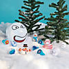 2" Snowman with Hat & Scarf White Rubber Ducks - 12 Pc. Image 1