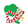 2" The Meaning of the Candy Cane Heart Christmas Ornament Craft Kit - Makes 12 Image 1