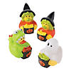 2" Trick-or-Treating Witch, Monster & Ghost Rubber Ducks - 12 Pc. Image 1
