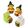 2" Trick-or-Treating Witch, Monster &amp; Ghost Rubber Ducks - 12 Pc. Image 1