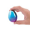2" Two-Tone Metallic Plastic Easter Eggs - 12 Pc. Image 1