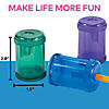 2" x 1 1/2" Barrel-Shaped Plastic Pencil Sharpeners - 12 Pc. Image 2