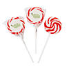 2" x 1 3/4" Red & White Swirl Lollipops Assortments - 24 Pc. Image 2