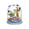 2&quot; x 2 1/4&quot; Shine for Jesus in the New Year Glitter Snow Globe Craft Kit - Makes 12 Image 1