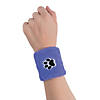 2&quot; x 2 3/4&quot; Bulk 48 Pc. Bright Colors Paw Print Wristbands Image 1