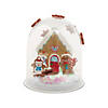 2" x 2" Gingerbread House Christmas Glitter Snow Globe Craft Kit - Makes 12 Image 1