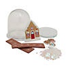 2" x 2" Gingerbread House Christmas Glitter Snow Globe Craft Kit - Makes 12 Image 1