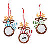 2" x 3 1/2" Write-A-Name Reindeer Resin Christmas Ornament Assortment - 12 Pc. Image 1