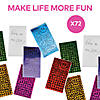 2" x 3 3/4" Bulk 72 Pc. Mini Laser Smile Face Paper Notepads Image 1