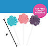 2" x 4" Pastel Teal, Pink & Purple Seashell Lollipops - 12 Pc. Image 1