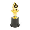 2" x 5" Goldtone Torch Plastic Award Trophy - 12 Pc. Image 1