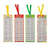 2&quot; x 6&quot; Bulk 48 Pc. Bright Color 2026 Everyday Calendar Bookmarks Image 1