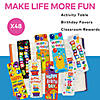 2" x 6" Bulk 48 Pc. Happy Birthday Multicolor Cardstock Bookmarks Image 2