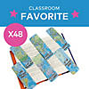 2&quot; x 6&quot; Bulk 48 Pc. World Map Multicolor Cardstock Bookmarks Image 3