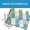 2&quot; x 6&quot; Bulk 48 Pc. World Map Multicolor Cardstock Bookmarks Image 4