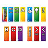 2" x 6" Multicolored Plastic Student Response Cards on a Ring &amp;#8211; 24 Pc. Image 1