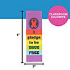 2" x 6" Red Ribbon Week Multicolor Satin Award Ribbons - 12 Pc. Image 1