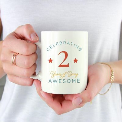 2 Years Awesome Ceramic Mug Image 1