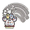 20 1/4" x 21" Bulk 150 Pc. Color Your Own All About Me Paw Print Posters Image 1