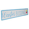 20.25" Metal "Easter Blessings" Sign with Eggs Wall Decor Image 2