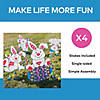 20" - 28" Tumbling Easter Bunnies Yard Signs - 4 Pc. Image 1