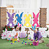 20" - 28" Tumbling Easter Bunnies Yard Signs - 4 Pc. Image 2