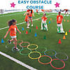 20" 6-Color Plastic Ring Obstacle Course Set - 6 Pc. Image 3