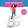 20" 6-Color Plastic Ring Obstacle Course Set - 6 Pc. Image 4