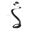 20" Black Hanging Swirl Decorations - 12 Pc. Image 1