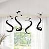20" Black Hanging Swirl Decorations - 12 Pc. Image 2