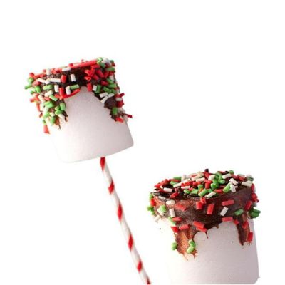 20" Chocolate Dipped Marshmallow Pick Image 1