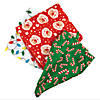 20" Christmas Character & Icon Print Polyester Bandanas - 12 Pc. Image 1