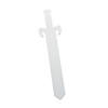 20" Color Your Own DIY White Cardstock Swords - 12 Pc. Image 1