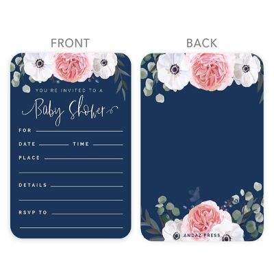 20 Eucalyptus Baby Shower Invitations Image 2