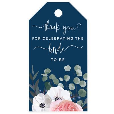 20 Eucalyptus Classic Gift Tag Bride/Be Image 1