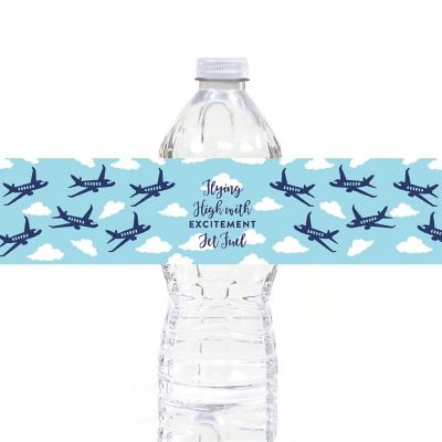 20 Flying High Airplane Label  2.5x8.5in Image 1