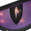 20" Lighted Purple Eyes Halloween Window Silhouette Decoration Image 3