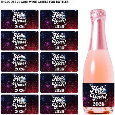 20 New Years Eve Label Disco Ball Hello Image 3